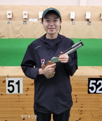 임실군청 김예지, 창원시장배 25m 권총 은메달 획득