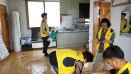 고창 흥덕면, 경로당 일제방역