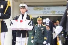 육군 35사단, 임실호국원서 발굴 유해 영결식