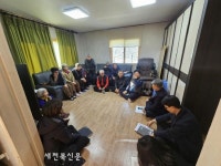 장수 번암면장, 신년맞이 경로당 순회 방문