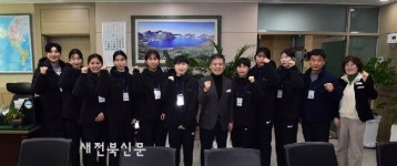 정성주 김제시장, 김제시청 태권도팀 격려