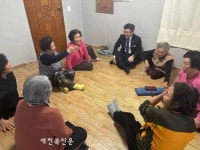 고창 아산면장, 새해 경로당 방문