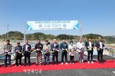 무주군 안성면 돈당마을 진입교량 및 도로 개통