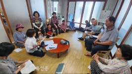 고창 공음면, 경로당 순회 방문