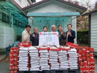 남원농협 도통지점, 행정복지센터에 라면 40상자 기탁