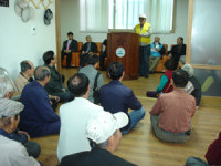 남구 숭의4동 경로당에서 어버이 만학교실 열어