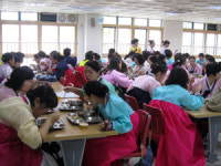 하남풍산초교 학교급식 체험의 날 행사 진행