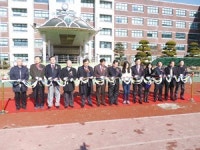 인천옥련초 지역 최초 친환경 잔디 식재 운동장 준공