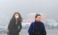 미세먼지에 갇힌 인천 숨 막힌다