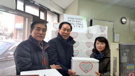 ㈔인천복지, 남구 기초푸드뱅크에 국수 130상자 전달