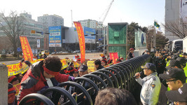 삼두아파트 생존권 보장하라 처절한 몸부림… 100일 넘었다