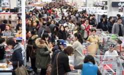 송도 코스트코 개장 첫날 인산인해