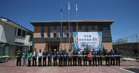 옹진군 덕적면 문갑리에 다목적회관 준공