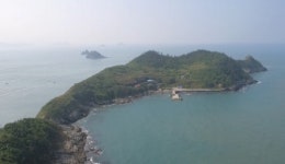 죽굴도, 보길도 찍고 머무른 곳, 사투후 노을