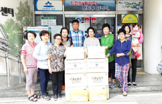 인천 문학동 자원봉사 상담가들, 홀몸 노인 80가구에 국수 전달