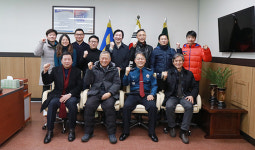 성남수정경찰서, 중국 유학생 방문 치안시스템 견학