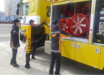 인천송도 미래119안전센터 소방차량 조작 훈련