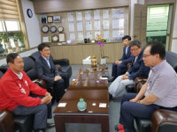 곽영달 시흥시장 후보, 반월시화 스마트허브경영자협회 예방