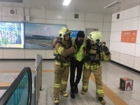 인천서부소방서 검암역서 현장중심 합동소방훈련
