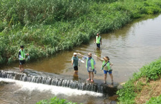 포천시-자연보호시협의회, 왕숙천·추동천 일대  다슬기 방류