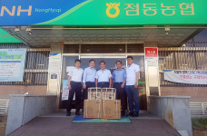 NH농협 여주시지부, 관내 농협에 양수기 및 펌프 전달