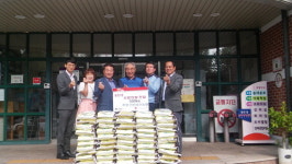 인천축산농협 동춘1동에 ‘사랑의 쌀’ 500㎏ 기탁