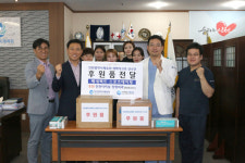 인천터미널 정형외과의원, 시체육회 세팍타크로 선수단에 의료물품 기부