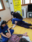 여주대 물리치료과  ‘한마음’ 경로당 순회 하반기 재활봉사