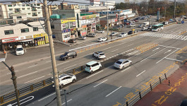 여주시 점봉동 부영아파트 앞 교차로 개선공사 완료