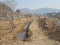 가평군 가평읍 달전천 생태하천 복원사업 공사기간내 완공