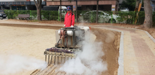 안산 단원구,  어린이공원 모래놀이터 29곳  ‘스팀소독’