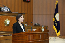 이계옥 의정부시의원 고산지구 학교 신설은 인구증가에 긍정요소 주장