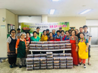 오산남부복지관, 북한이탈주민 등 100가구에 여름김치 나눔 행사