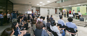 의왕시청 본관에 울린 멋진 월드색소폰동아리 연주