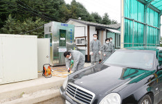 파주시의원, 탄현면 낙하리 등 3곳서 돼지열병 방역활동