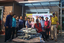 연천군 대광 2리 경로당, 벼농사 수확 햅쌀  어려운 이웃 등에 전달