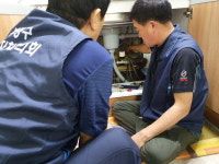 갈산2동 주민자치위 경로당 13곳 보일러 배관 교체