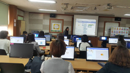 군포 둔전초교  전교직원에   소프트웨어 직무연수 실시