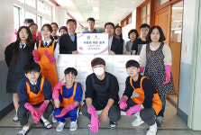 의왕 갈뫼중 김장나눔행사…150kg 분량 소외계층 전달