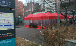 도심 휴식공간 노점 점거 못 막는 이유…