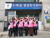 구리시 수택 1동, 고시원 등  방문 위기가구 발굴 캠페인