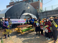 광명시 작목반연합회, 옥길 주말농장서 모종 나눔 행사