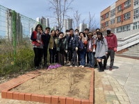 영종初 개교 100년 맞아 나무 심다