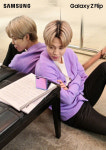 구매욕 부르는 방탄소년단 지민, 삼성 갤럭시 Z Filp 화보!