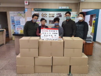 남동구 서창동 백송교회 교인 제작 2000장 기부… 지역 주민 등에 나눔