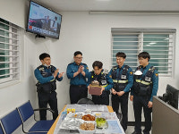 안산상록서 팔곡파출소  술없는 회식…헌혈에 팔걷어 눈길