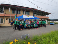 양평 지평면 새마을협,  지평천에 수질정화식물 창포심어