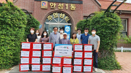안성 우주공업사 김학균 대표, 어려운 이웃에 라면 기탁