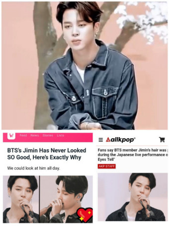 방탄소년단 지민, 일본 전역 사로잡은 완벽 비주얼!