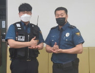 길 잃은 치매노인 가족 품에 무사 인계 인천 삼산署 갈산지구대 경찰들 활약